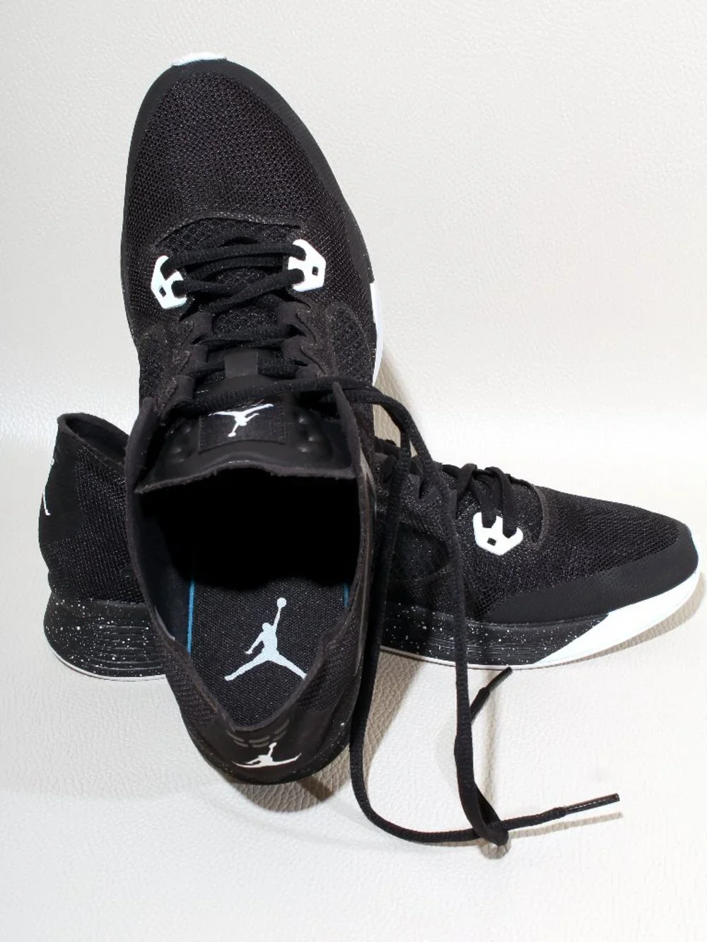 Mens 2018 Nike Air Jordan 89 Racer Oreo Size 12 AQ3747-001 Black Shoes Sneakers